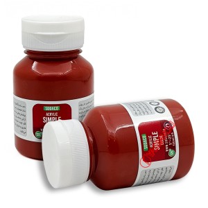 رنگ اکریلیک ساده 125 میل رد اکسید برند سوداکو کد 02396