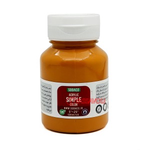 رنگ اکریلیک ساده 125 میل اکر برند سوداکو کد 02344