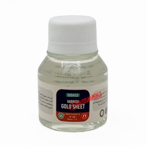 وارنیش 55 میل ورق طلا برند سوداکو کد 02606