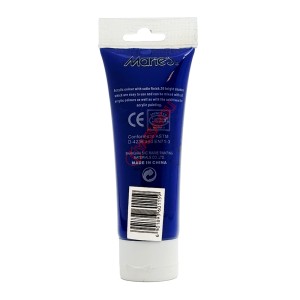 رنگ اکریلیک 75 میل برند ماریس کد 451 PHTHALOCY BL.UE