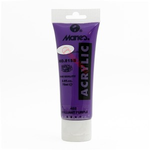 رنگ اکریلیک 75 میل برند ماریس کد 402 BRILLIA PURPLE