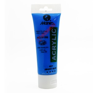 رنگ اکریلیک 75 میل برند ماریس کد 457 ORIENT BLUE