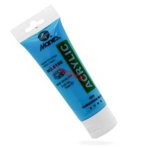 رنگ اکریلیک 75 میل برند ماریس کد 485 TURQUOIS BLUE