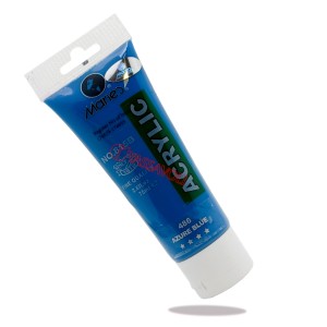 رنگ اکریلیک 75 میل برند ماریس کد 486 AZURE BLUE