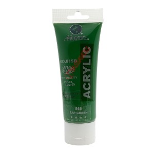 رنگ اکریلیک 75 میل برند ماریس کد 568 SAP GREEN