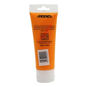 رنگ اکریلیک 75 میل برند ماریس کد 301 ORANGE YELLOW