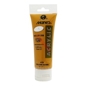 رنگ اکریلیک 75 میل برند ماریس کد 676 YELLOW OCHRE