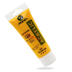 رنگ اکریلیک 75 میل برند ماریس کد 227 YELLOW MID