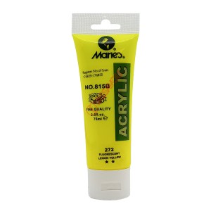 رنگ اکریلیک 75 میل برند ماریس کد 272 FLLEMO YELLOW