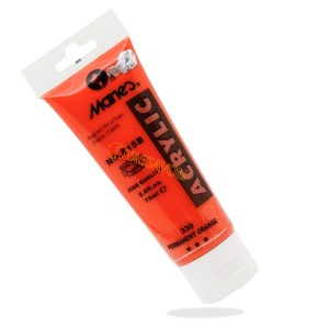 رنگ اکریلیک 75 میل برند ماریس کد 330 PERMNT ORANGE
