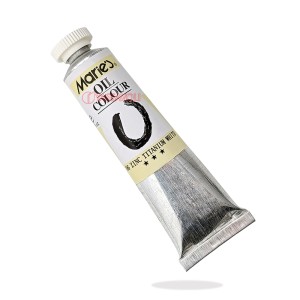 رنگ روغن 50 میل برند ماریس کد 106  ZIN TITANI WHITE
