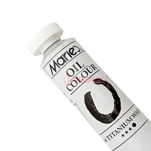 رنگ روغن 50 میل برند ماریس کد 104  TITANIUM  WHITE