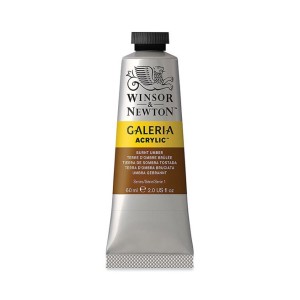 رنگ اکریلیک 60 میل برند وینزور کد 076 - BURNT UMBER