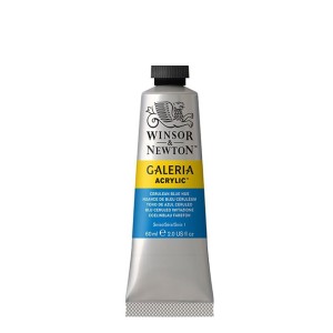 رنگ اکریلیک 60 میل برند وینزور کد 138 CERULEANBLUE HUE