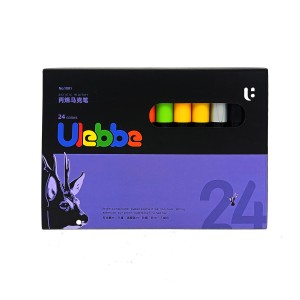 ماژیک اکریلیک 24 رنگ برند ulebbe