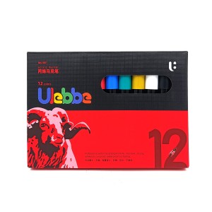 ماژیک اکریلیک 12رنگ برند ulebbe