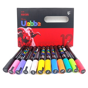 ماژیک اکریلیک 24 رنگ برند ulebbe