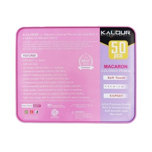 مداد رنگی پاستلی (MACARON) 50 رنگ - مدل اسب دریایی - برند کالور