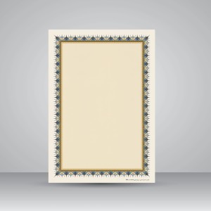 کاغذ ابر و باد تذهیب دار کد 713، 50*35 cm (بسته 50 عددی)
