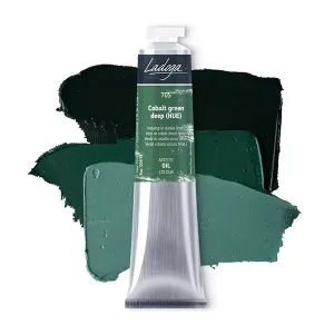 رنگ روغن 46 میل برند لادوگا (سنت پترزبورگ) - کد  705- Cobalt Green Deep