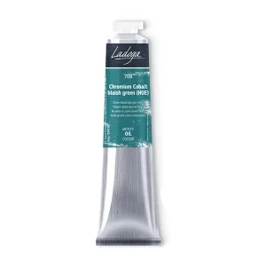 رنگ روغن 46 میل برند لادوگا (سنت پترزبورگ) - کد 708- Chromium Cobalt Bluish Green