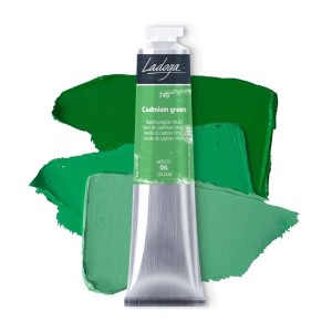 رنگ روغن 46 میل برند لادوگا (سنت پترزبورگ) - کد 749- Cadmium Green