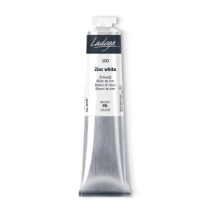 رنگ روغن 46 میل برند لادوگا (سنت پترزبورگ) - کد 100 - Zinc White