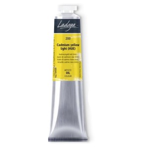 رنگ روغن 46 میل برند لادوگا (سنت پترزبورگ) - کد 200 - Cadmium Yellow Light