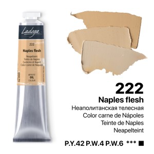 رنگ روغن 46 میل برند لادوگا (سنت پترزبورگ) - کد  222 - Naples Flesh