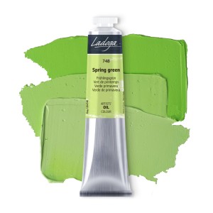 رنگ روغن 46 میل برند لادوگا (سنت پترزبورگ) - کد 748 - Spring Green