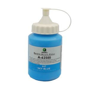 رنگ اکریلیک 250 میل برند ماریس کد 447 SKY BLUE
