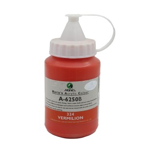 رنگ اکریلیک 250 میل برند ماریس کد 324 VERMILION