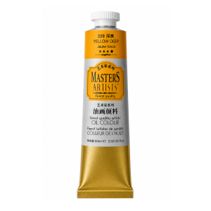 رنگ روغن 60 میل برند ماریس (مستر)  کد 229 YELLOW DEEP