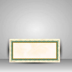 کاغذ تذهیب دار چاپی کد 2005، 35*16 cm‌ (بسته 50 عددی)