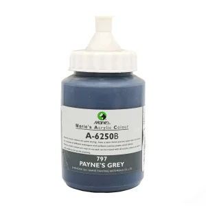 رنگ اکریلیک 250 میل برند ماریس کد 797 Paynes grey