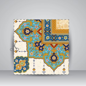 کاغذ ابروباد چاپی،70*50 cm، کد 955، (بسته 10 عددی)