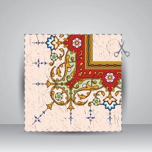 کاغذ ابروباد چاپی،50*35 cm، کد 959، (بسته 10 عددی)