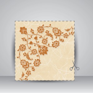 کاغذ ابروباد چاپی،48*17 cm، کد 961، (بسته 10 عددی)
