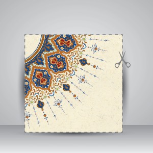 کاغذ ابروباد چاپی،70*17 cm، کد 969، (بسته 10 عددی)