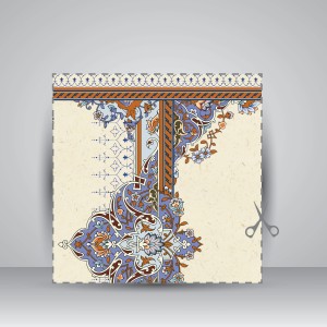 کاغذ ابروباد چاپی،70*17 cm، کد 970، (بسته 10 عددی)