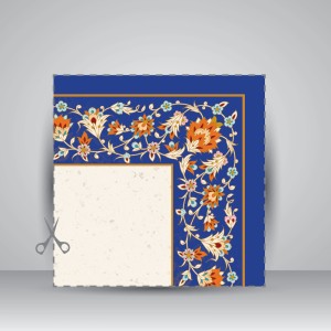 کاغذ ابروباد چاپی،50*23 cm، کد 623، (بسته 10 عددی)