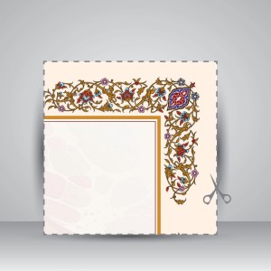 کاغذ ابروباد چاپی،50*23 cm، کد 621، (بسته 10 عددی)