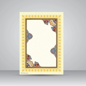 کاغذ ابروباد چاپی،35*25 cm، کد 637، (بسته 10 عددی)