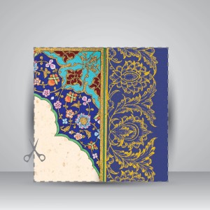کاغذ ابروباد چاپی،35*25 cm، کد 625، (بسته 10 عددی)