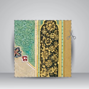 کاغذ ابروباد چاپی،35*25 cm، کد 624، (بسته 10 عددی)