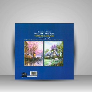 کتاب رنگ‌آمیزی طبیعت و هنر: آثار تحسین شده توماس کین کید (نقاش نور) همراه با تصاویر رنگی