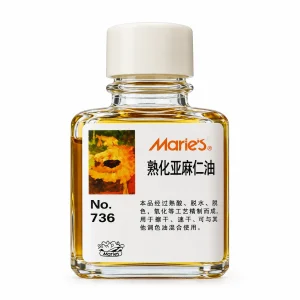 روغن بزرک 75 میل برند ماریس (drying linseed oil) مدل NO.736