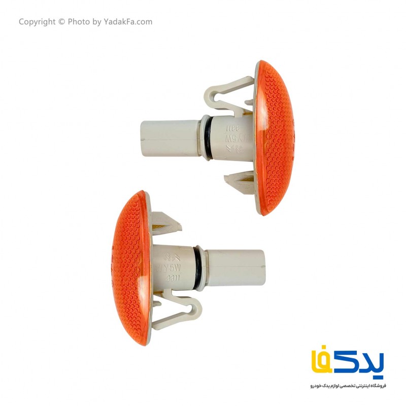 مجموعه 2 عددی چراغ راهنما بغل کیان پارس مناسب برای پژو 206 نارنجی
