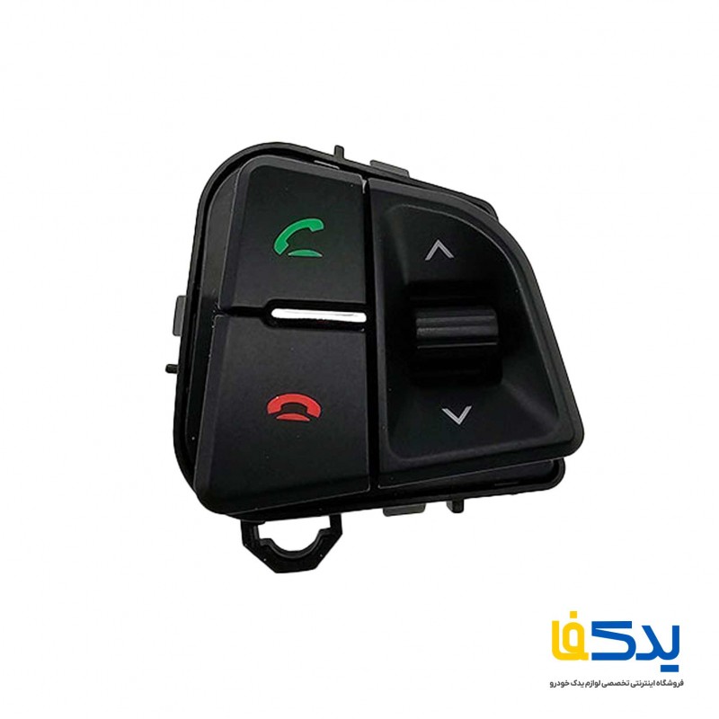 کلید کنترل صوتی روی فرمان راست ایساکو مناسب برای پژو 207