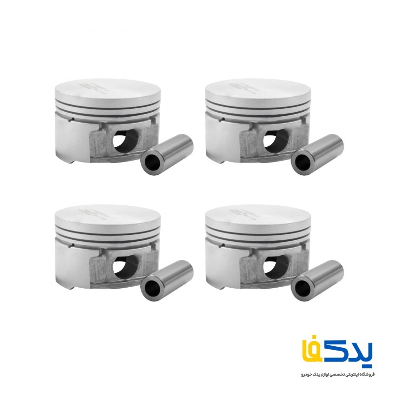 مجموعه 4 عددی پیستون و گژین پین ایساکو مناسب برای رانا و پژو 206 تیپ 5
